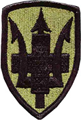 213th Medical Brigade OCP Scorpion Shoulder Patch with Velcro